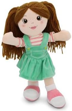 Playtime by Eimmie Soft Baby Doll - Plush Rag Dolls for 2 Year Old Girls 14" -