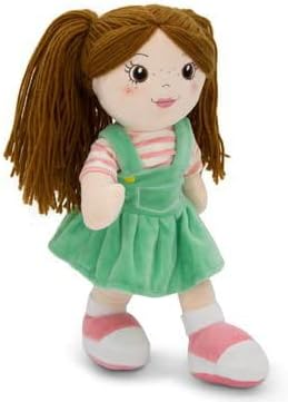 Playtime by Eimmie Soft Baby Doll - Plush Rag Dolls for 2 Year Old Girls 14" -