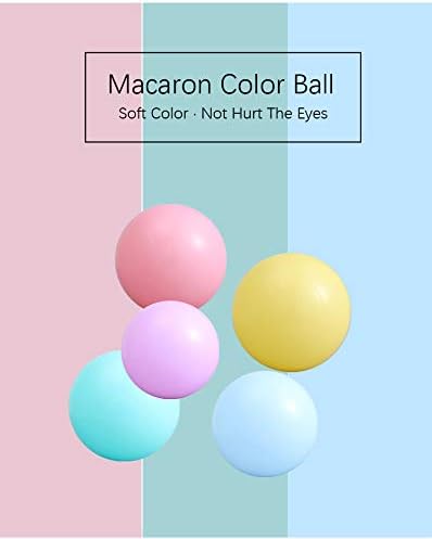 MoonxHome Ball Pit Balls for Toddlers, BPA Free Crush Proof Plastic Toy Balls for Ball Pit 2.15 Inch 100…