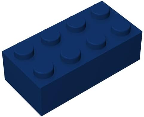Classic Bulk Brick Block 2x4, 300 Piece Building Brick Royal Blue 3001, Creative