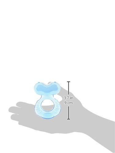 Nuby Silicone Teethe-eez Teether with Bristles, Includes Hygienic Case