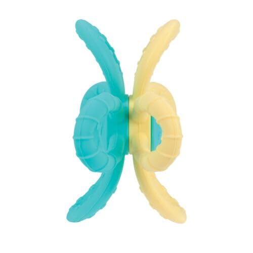 Nuby Fun Loops Teether - Flower-Shaped Infant Teething Toy for Babies 3+ Months