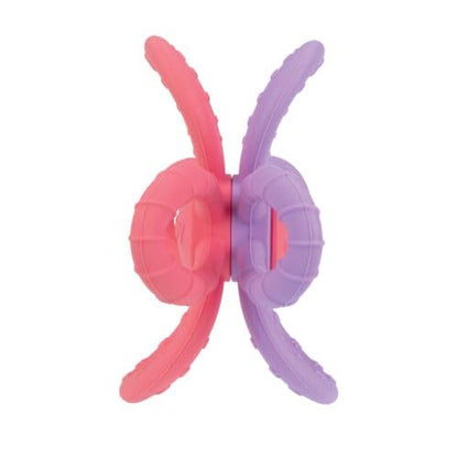 Nuby Fun Loops Teether - Flower-Shaped Infant Teething Toy for Babies 3+ Months