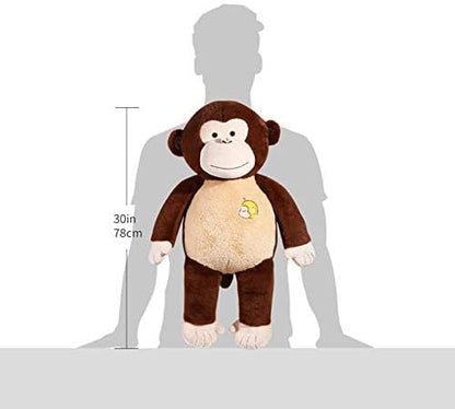 IKASA Large Monkey Stuffed Animal Plush Monkey Toy for Children 30 inches)