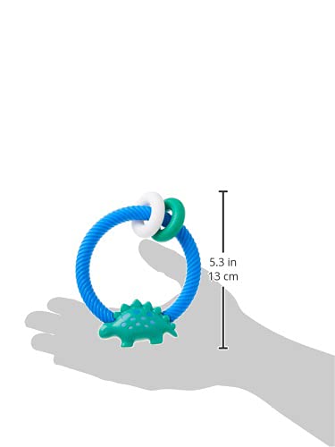 Itzy Ritzy Silicone Teether with Rattle; Rattle Teether Features Rattle 3 Months