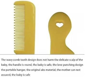 4Pcs Round Colorful Tip Bristles Baby Cute Comb Baby Grooming for Sensitive Scalp Skin, for Nursery Newborn Infant Girl Boy Kids Comb Baby，Grooming and Healthcare Kits，Baby Comb，Baby Grooming Kit
