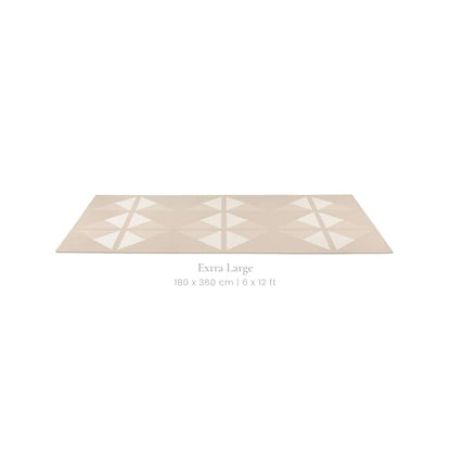 Toddlekind playmat - Prettier Puzzle Playmat (Kyte Mocha), 4 X 6 Feet (6 Tiles)