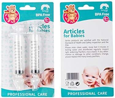 Syringe Nasal Irrigator, Professional Baby Nasal Irrigator Portable Infant Nose (2 piĂ¨ces)