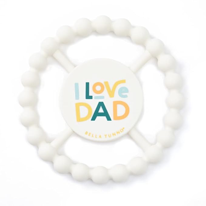 Bella Tunno Happy Teether ??Soft & Easy Grip Baby Teether Toy, Silicone Teether Ring to Help Soothe Gums