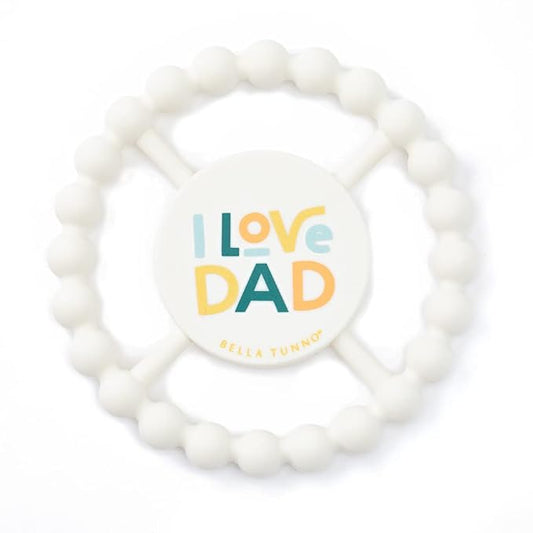 Bella Tunno Happy Teether ??Soft & Easy Grip Baby Teether Toy, Silicone Teether Ring to Help Soothe Gums
