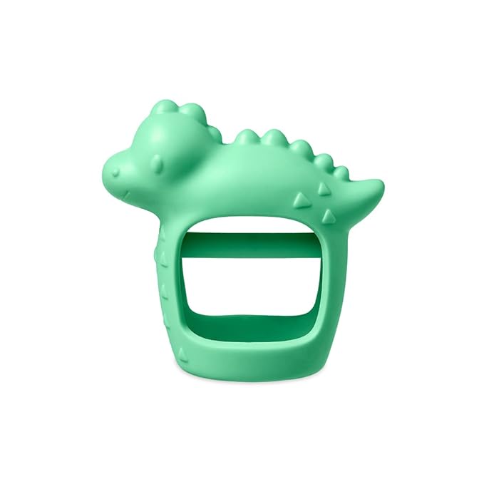 Itzy Ritzy Bitzy Grip Hand Teether - Silicone Teether for Babies 3 Months