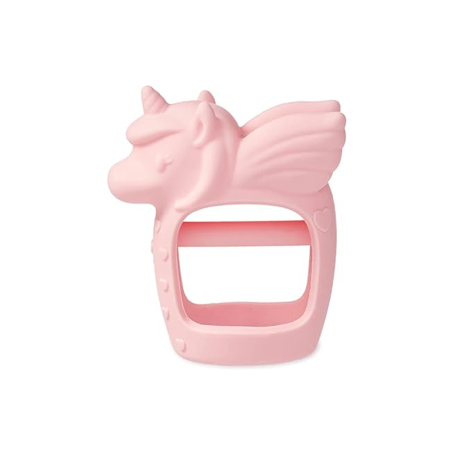 Itzy Ritzy Bitzy Grip Hand Teether - Silicone Teether for Babies 3 Months