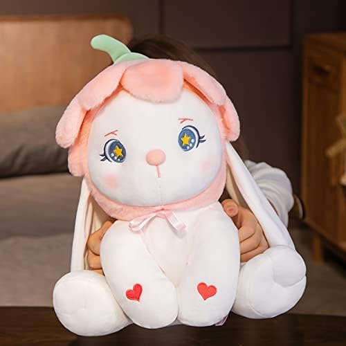 MISI White Petal Rabbit Plush 11" Baby Bunny Toy Doll