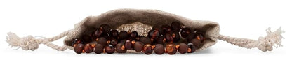Baltic Amber Necklace (Baroque Polished Cognac/Raw Cognac) Unisex