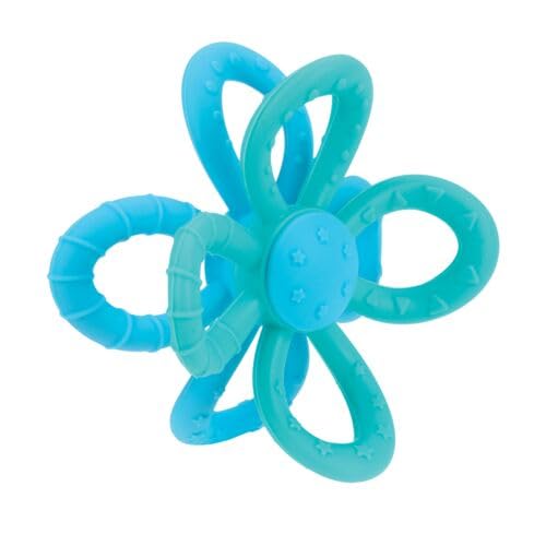 Nuby Fun Loops Teether - Flower-Shaped Infant Teething Toy for Babies 3+ Months