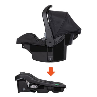 Baby Trend Universal Double Snap-N-Go Stroller Frame & EZ-Lift™ 35 Plus Infant Car Seat Base,Black