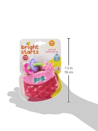 Bright Starts Carry & Teethe Purse Chillable Teether Toy, Ages 3 months +