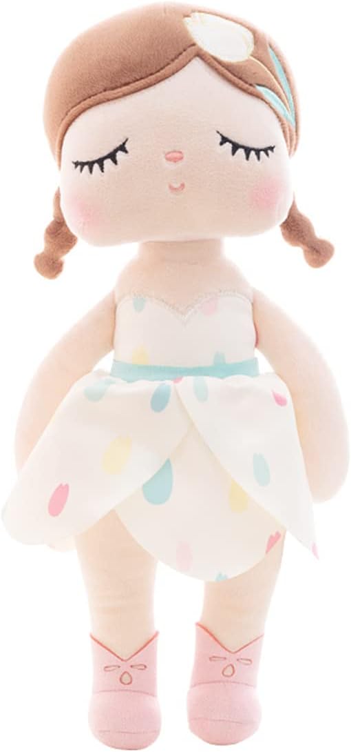13" Exclusive New MeToo Princess Doll, Cute Flower Fairy Plush Doll