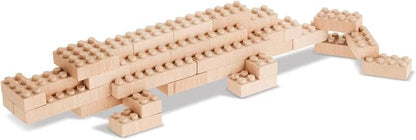 Eco-Bricks 3 in 1 Builds Reptiles - Earth-Friendly Kids Building Blocks 3 Different