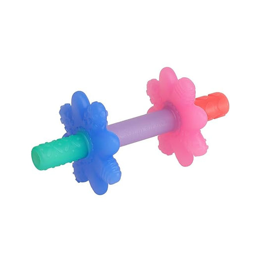 Itzy Ritzy Teensy Tube Teether; Textured Hollow Baby Teething Tube