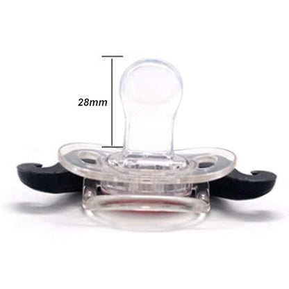 YAPROMO 3 PCS Funny Pacifiers for Babies Cute Mustache Pacifiers