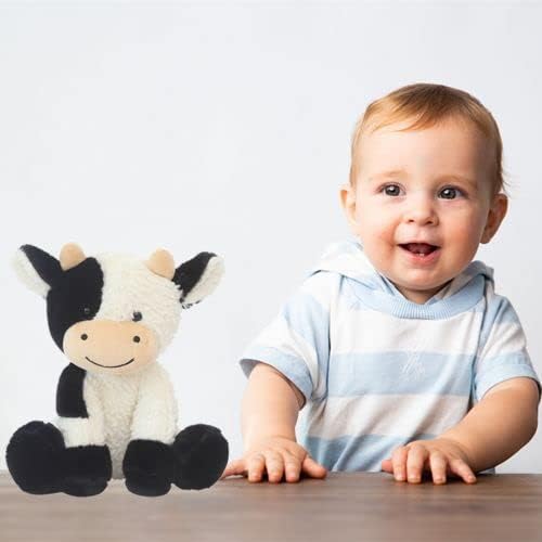9 inches Cow Stuffed Animal Soft Plush Cute Cow Doll