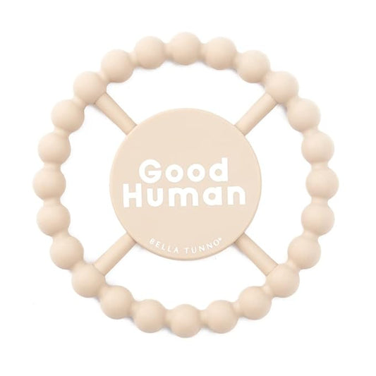 Bella Tunno Happy Teether ??Soft & Easy Grip Baby Teether Toy, Silicone Teether Ring to Help Soothe Gums