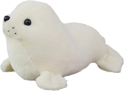 Seal Plush Stuffed Animal White Cute Toy Pillow Kawaii Doll 9 inch