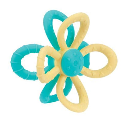 Nuby Fun Loops Teether - Flower-Shaped Infant Teething Toy for Babies 3+ Months