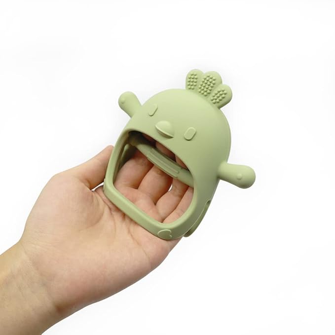 Bebe Never Drop Teething Toys for Babies 0-6months, Infants New Born Chew Toys for Teething Relief Pacifier,0-3 Months
