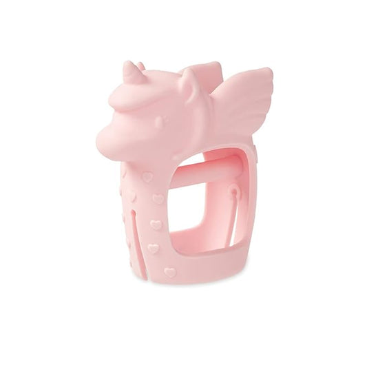Itzy Ritzy Bitzy Grip Hand Teether - Silicone Teether for Babies 3 Months