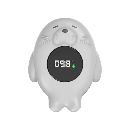 Baby Bath Thermometer Safety, Waterproof Bath Thermometer with Temperature Warning