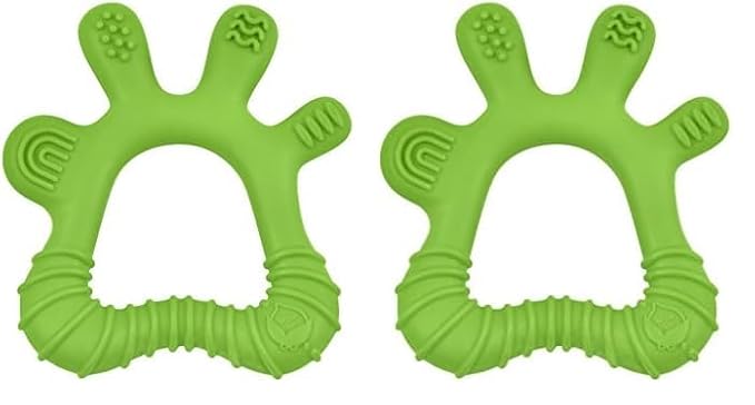 green sprouts Front & Side Teether made from Silicone | Soothes & massages baby's front & side gums & teeth 2)
