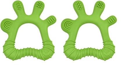 green sprouts Front & Side Teether made from Silicone | Soothes & massages baby's front & side gums & teeth 2)