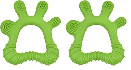 green sprouts Front & Side Teether made from Silicone | Soothes & massages baby's front & side gums & teeth 2)