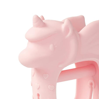 Itzy Ritzy Bitzy Grip Hand Teether - Silicone Teether for Babies 3 Months