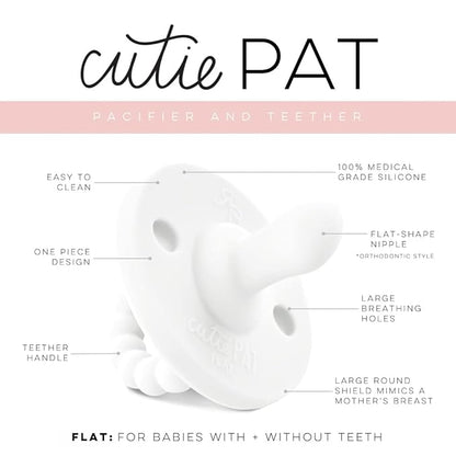 Ryan & Rose Cutie PAT All-in-One Pacifier and Teether Massaging (3 Pack),