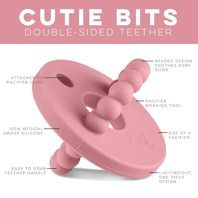 Ryan and Rose Cutie Bit Teether (Rose)