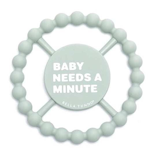 Bella Tunno Happy Teether ??Soft & Easy Grip Baby Teether Toy, Silicone Teether Ring to Help Soothe Gums