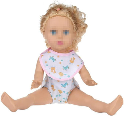SOTOGO 34 Pieces Baby Doll Care Set Doll Feeding and
