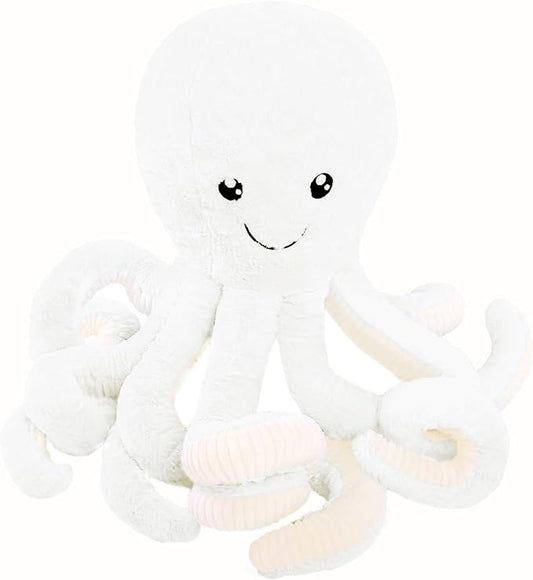 DENTRUN Octopus Stuffed Animals, Giant Octopus Plush Doll Play Toys for Kids Girls Boys Adults Birthday Xmas Halloween Present Stuffed Sea Animals Plushie 7/16/24/32 Inches, 5 Colors