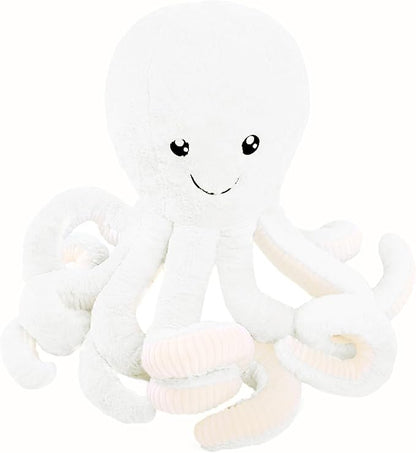 DENTRUN Octopus Stuffed Animals, Giant Octopus Plush Doll Play Toys for Kids Girls Boys Adults Birthday Xmas Halloween Present Stuffed Sea Animals Plushie 7/16/24/32 Inches, 5 Colors