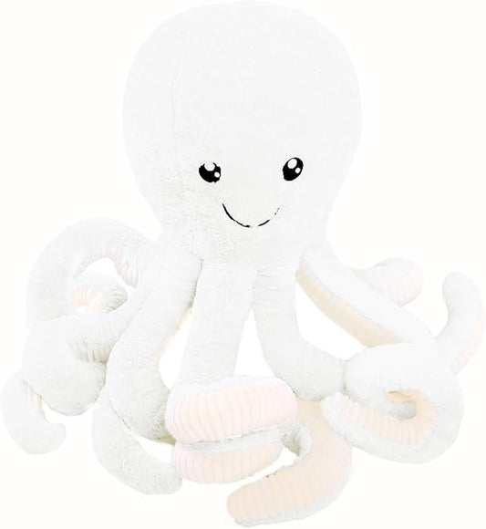 DENTRUN Octopus Stuffed Animals, Giant Octopus Plush Doll Play Toys for Kids Girls Boys Adults Birthday Xmas Halloween Present Stuffed Sea Animals Plushie 7/16/24/32 Inches, 5 Colors