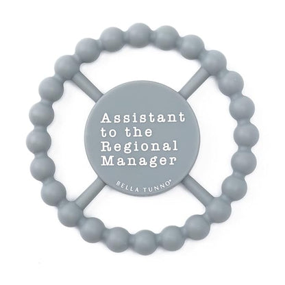 Bella Tunno Happy Teether ??Soft & Easy Grip Baby Teether Toy, Silicone Teether Ring to Help Soothe Gums