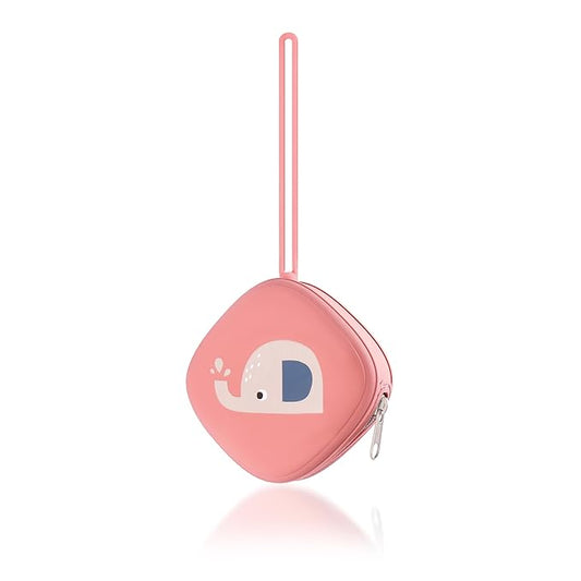 Ecliff Silicone Pacifier Holder Case, Pacifier holder for baby