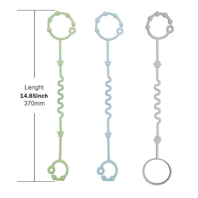 Toy Straps for Baby,RTMOK Silicone Setpacifier Clip