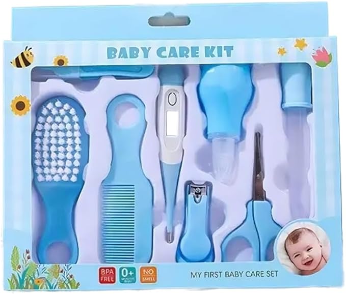 8 in 1 Baby Grooming Kit (Blue)