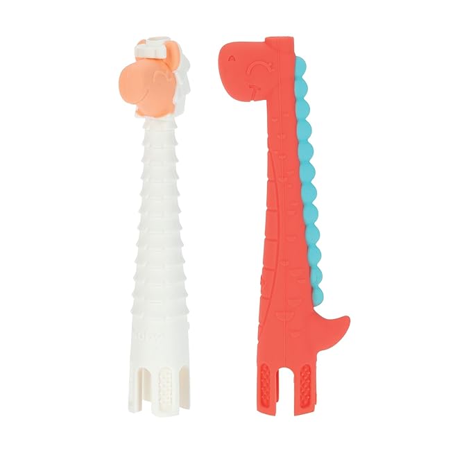 Nuby Tube Teether - (2-Pack) Baby Teething Toy 3+ Months