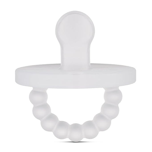 Ryan & Rose Cutie PAT Pacifier Teether (Slant, Clear)