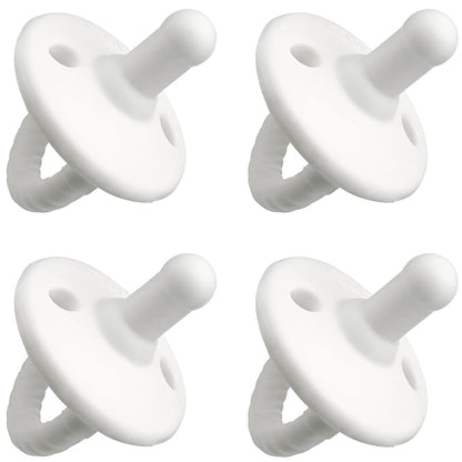 Pacifier Soother Baby 4 Pack of Pacifiers Newborn Teething 100% 0?? Months